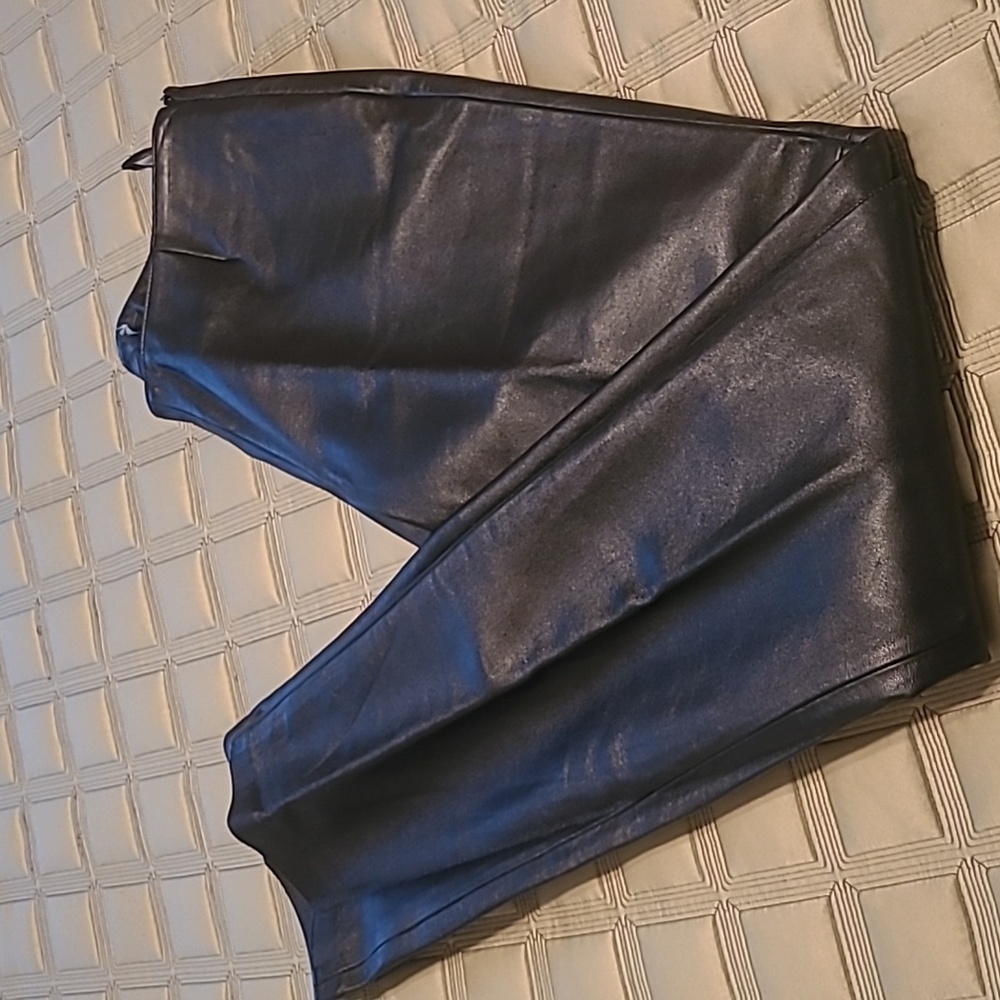 Moda International Vintaged Leather Pants